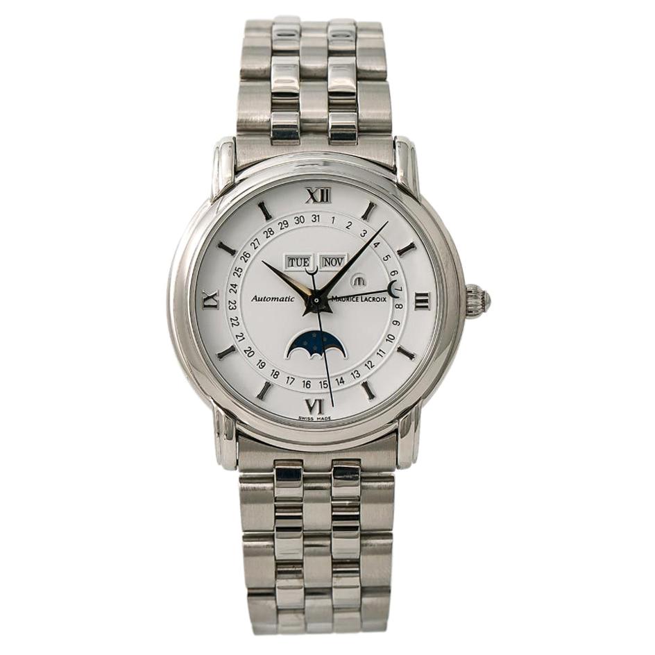 Maurice Lacroix Masterpiece No-ref#, White Dial, Certified For Sale