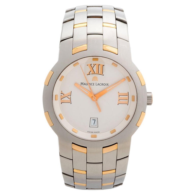 Maurice Lacroix Masterpiece quartz reference MS1017. 18K Yellow Gold