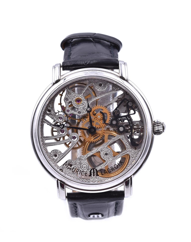 Maurice Lacroix “Masterpiece Skeleton” at 1stDibs