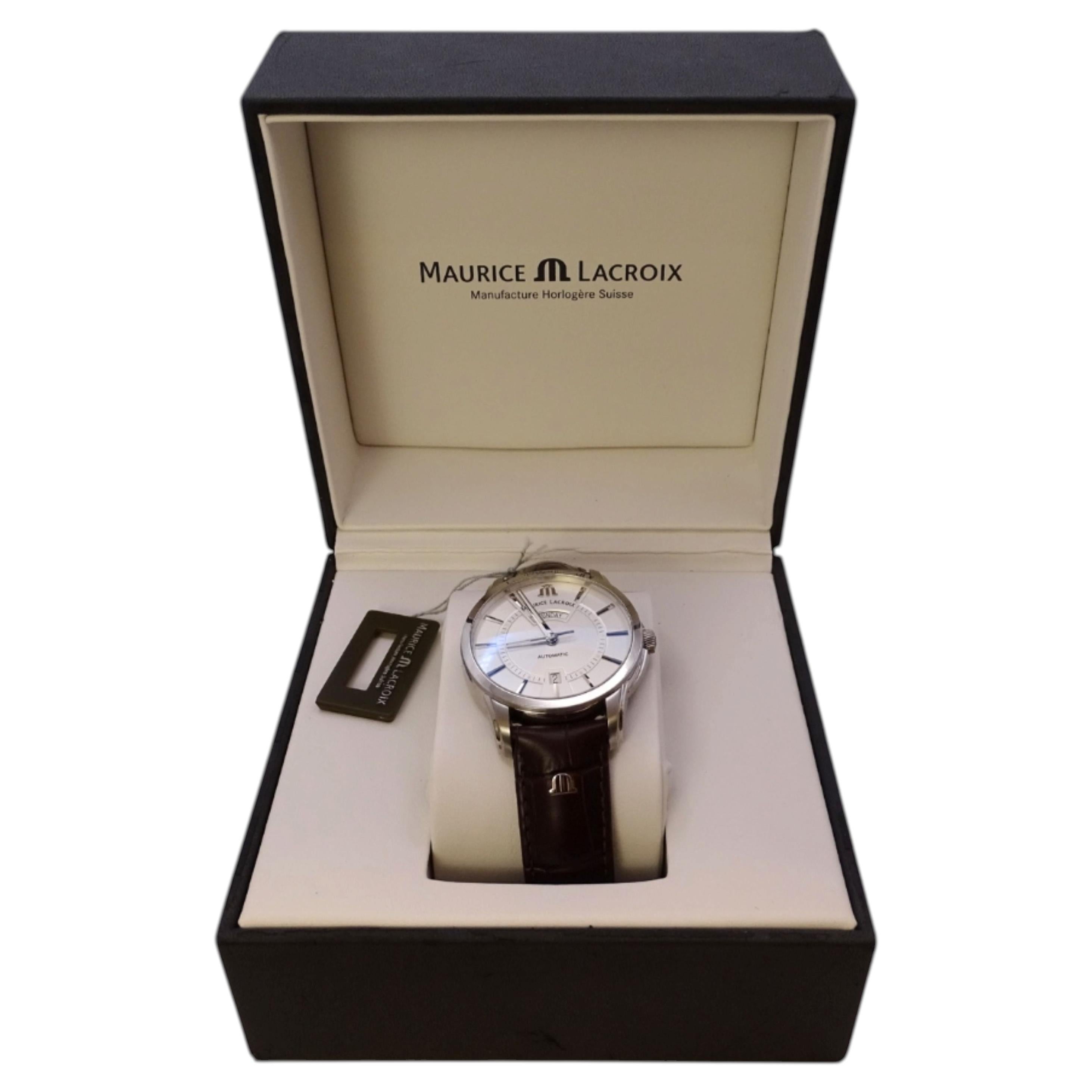 Orologio da uomo Maurice Lacroix, modello Pontos Day Date automatico, nuovo