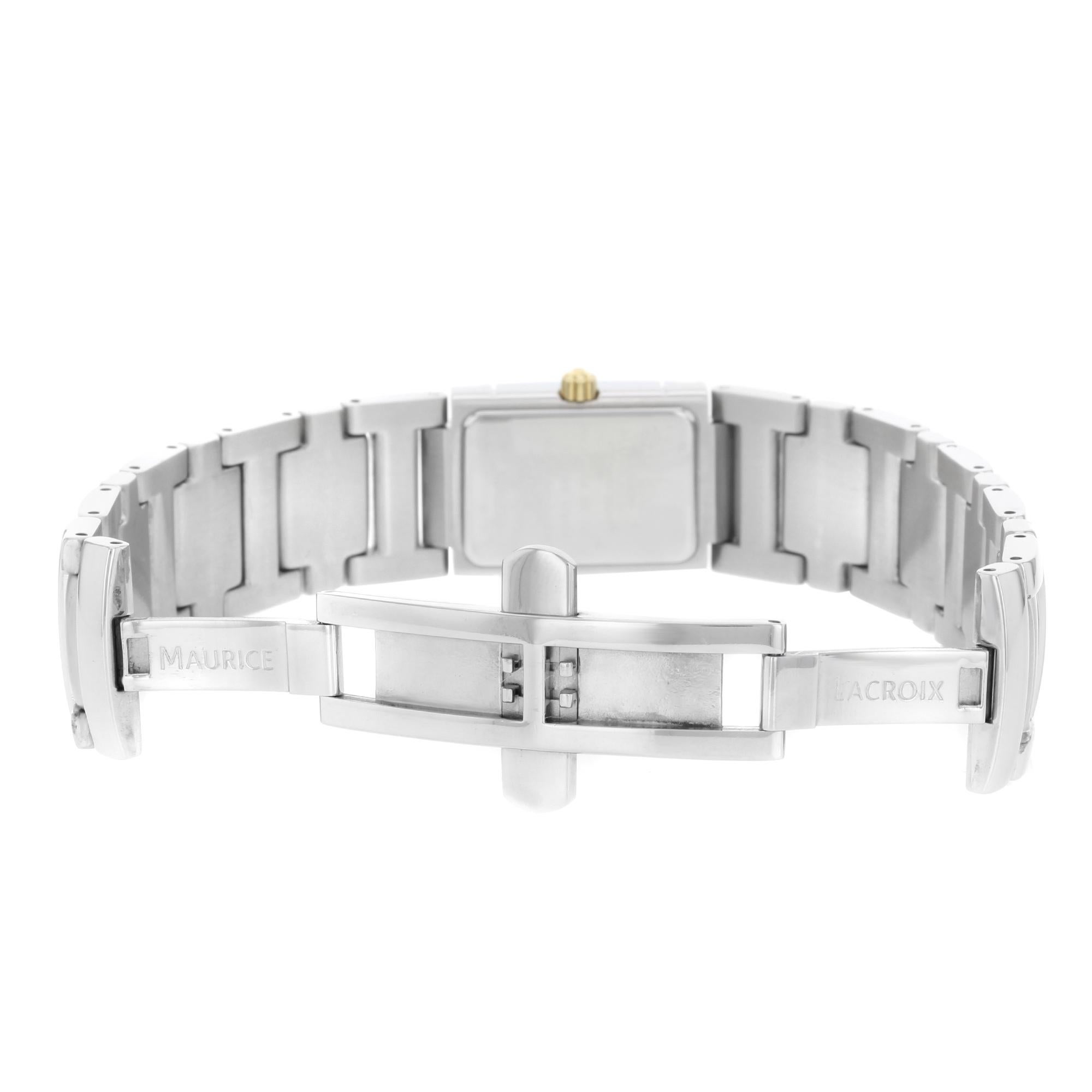 Women's Maurice Lacroix Miros Integral Two-Tone 18K Gold Steel Ladies Watch MI2012-YS10