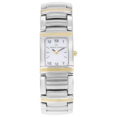Maurice Lacroix Miros Integrale zweifarbige 18K Goldstahl-Damenuhr MI2012-YS10
