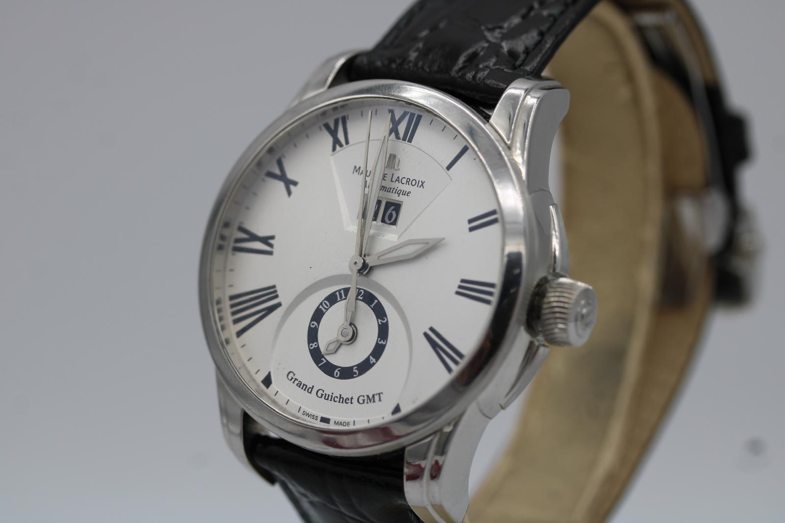 Maurice Lacroix Pontos Grand Guichet GMT  Rif. PT6098  Automatico  41mm in vendita 6