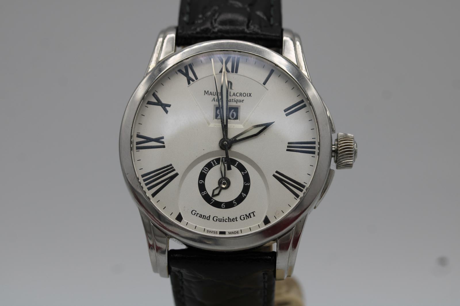 Maurice Lacroix Pontos Grand Guichet GMT  Rif. PT6098  Automatico  41mm in vendita 7