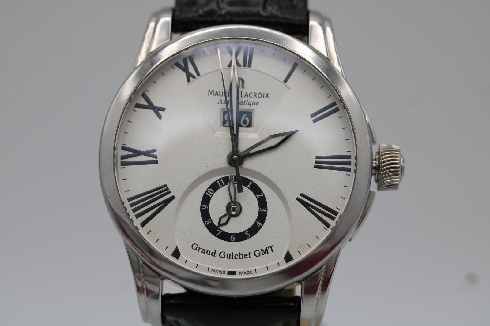 Maurice Lacroix Pontos Grand Guichet GMT  Rif. PT6098  Automatico  41mm in vendita 8