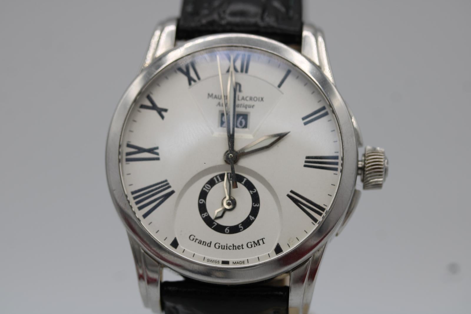 Maurice Lacroix Pontos Grand Guichet GMT  Rif. PT6098  Automatico  41mm in vendita 10