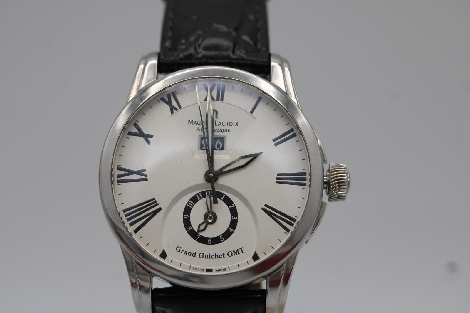 Maurice Lacroix Pontos Grand Guichet GMT  Rif. PT6098  Automatico  41mm in vendita 11