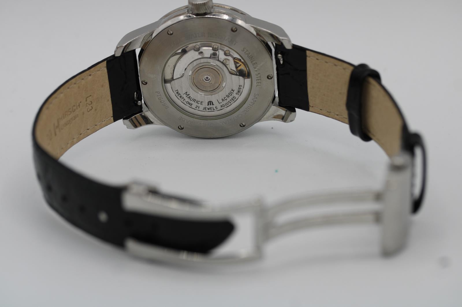 Maurice Lacroix Pontos Grand Guichet GMT  Rif. PT6098  Automatico  41mm in vendita 1