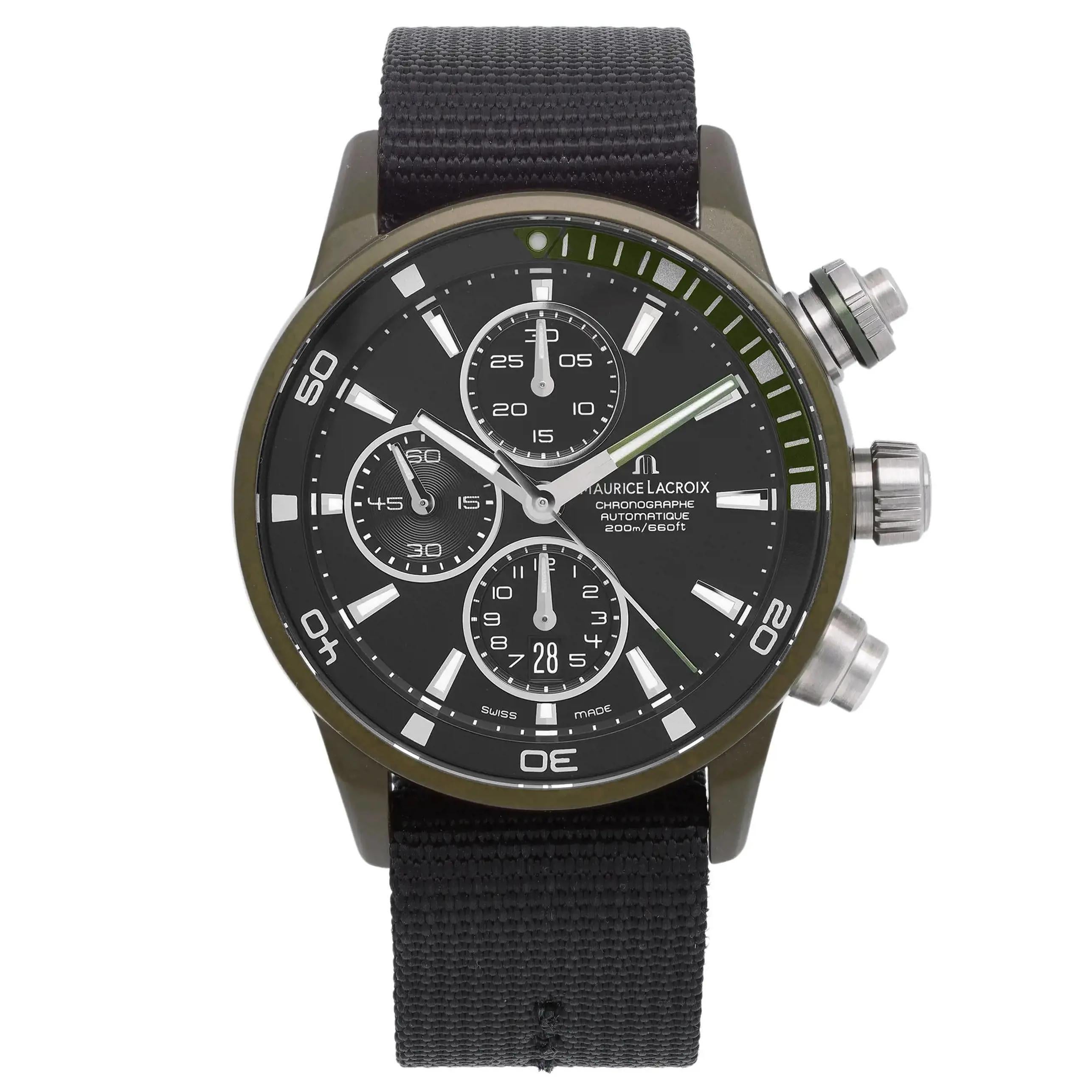 Maurice Lacroix Pontos S Extreme Black Dial Automatic Watch PT6028-ALB21-331 For Sale