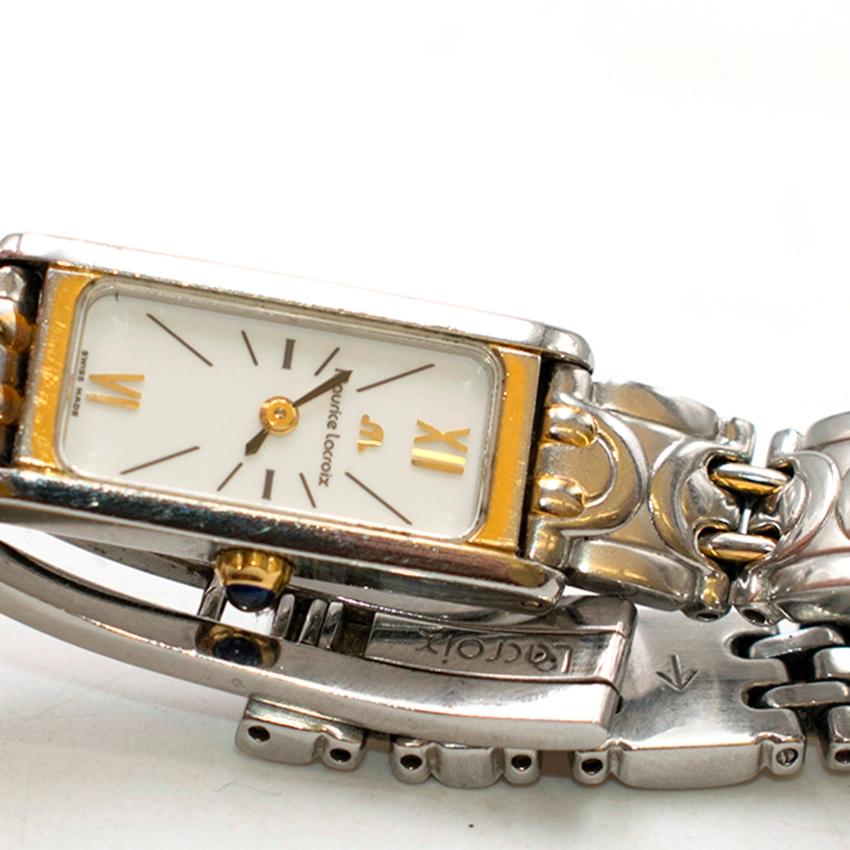 Maurice Lacroix Silver and Gold-Tone Stainless Steel Watch 3
