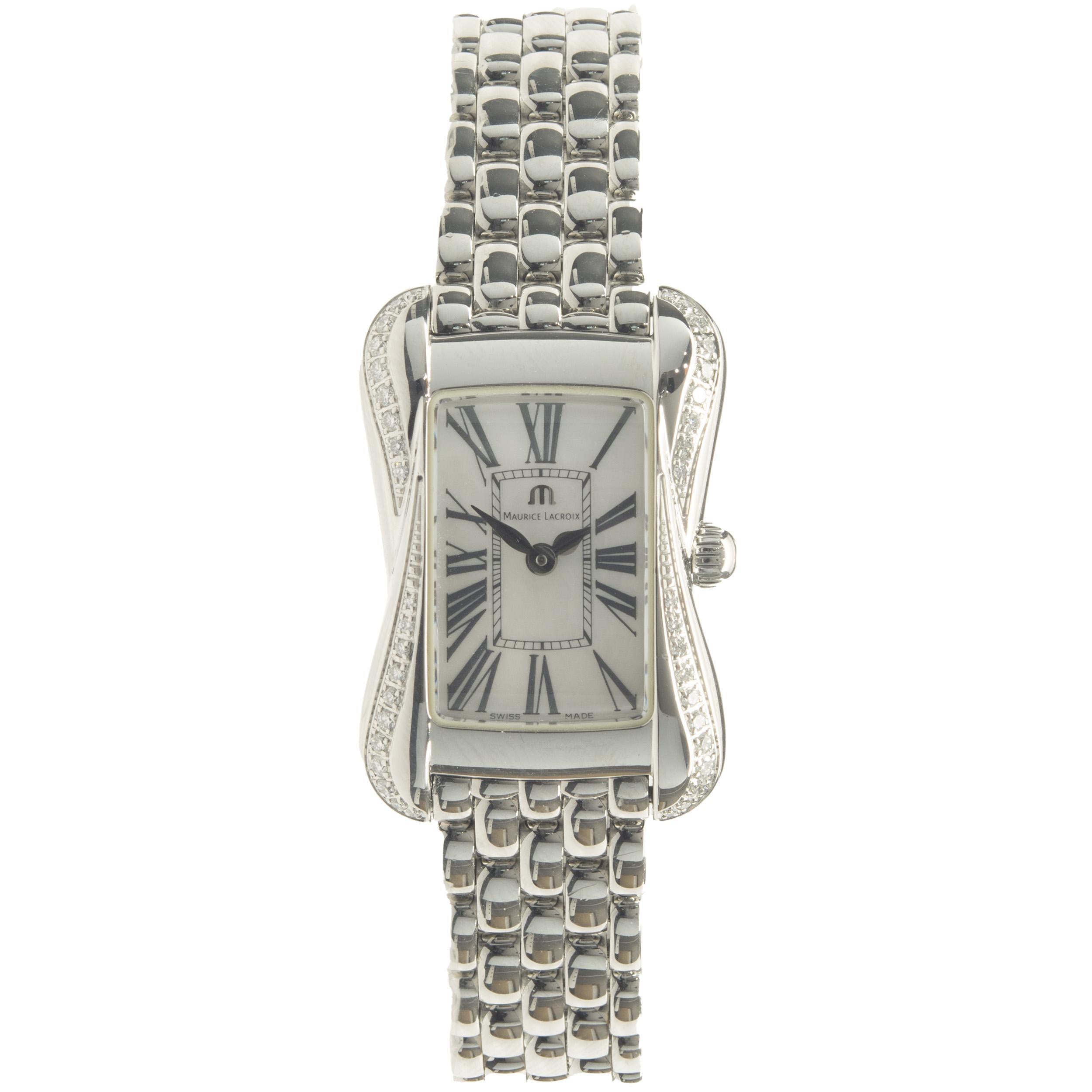 Maurice Lacroix Stainless Steel Diamond Divina For Sale