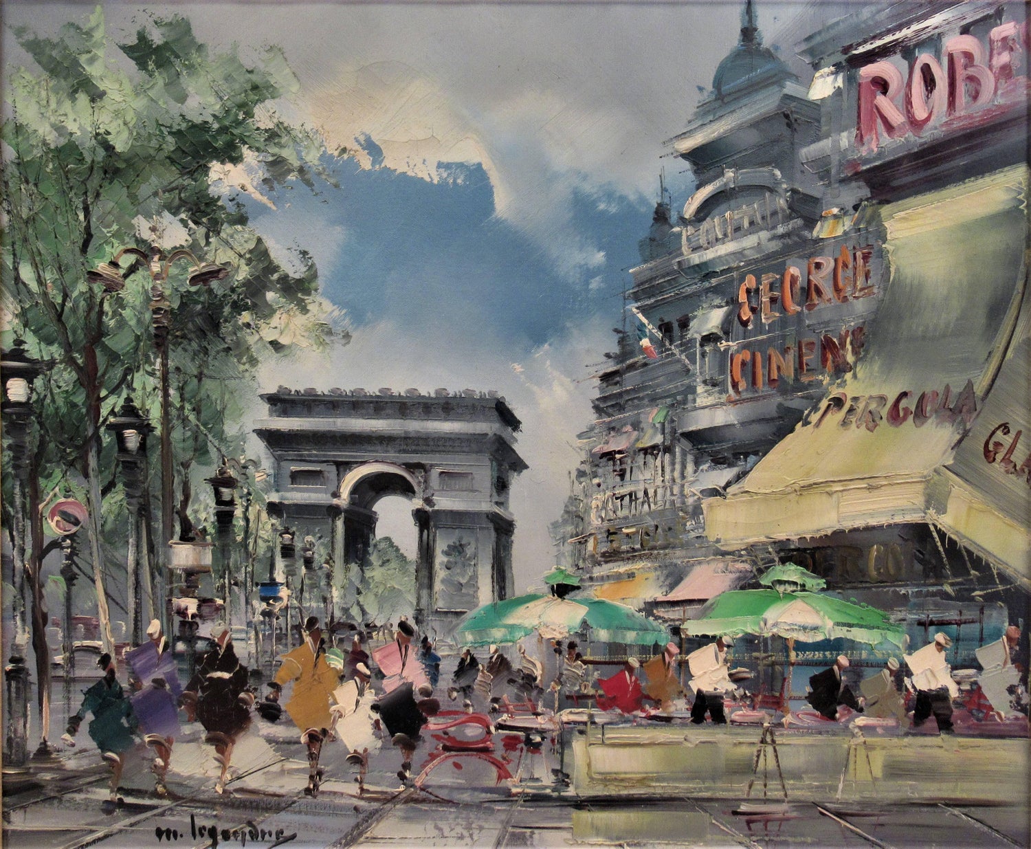 Maurice Legendre Les Champs Elysees Paris At 1stdibs