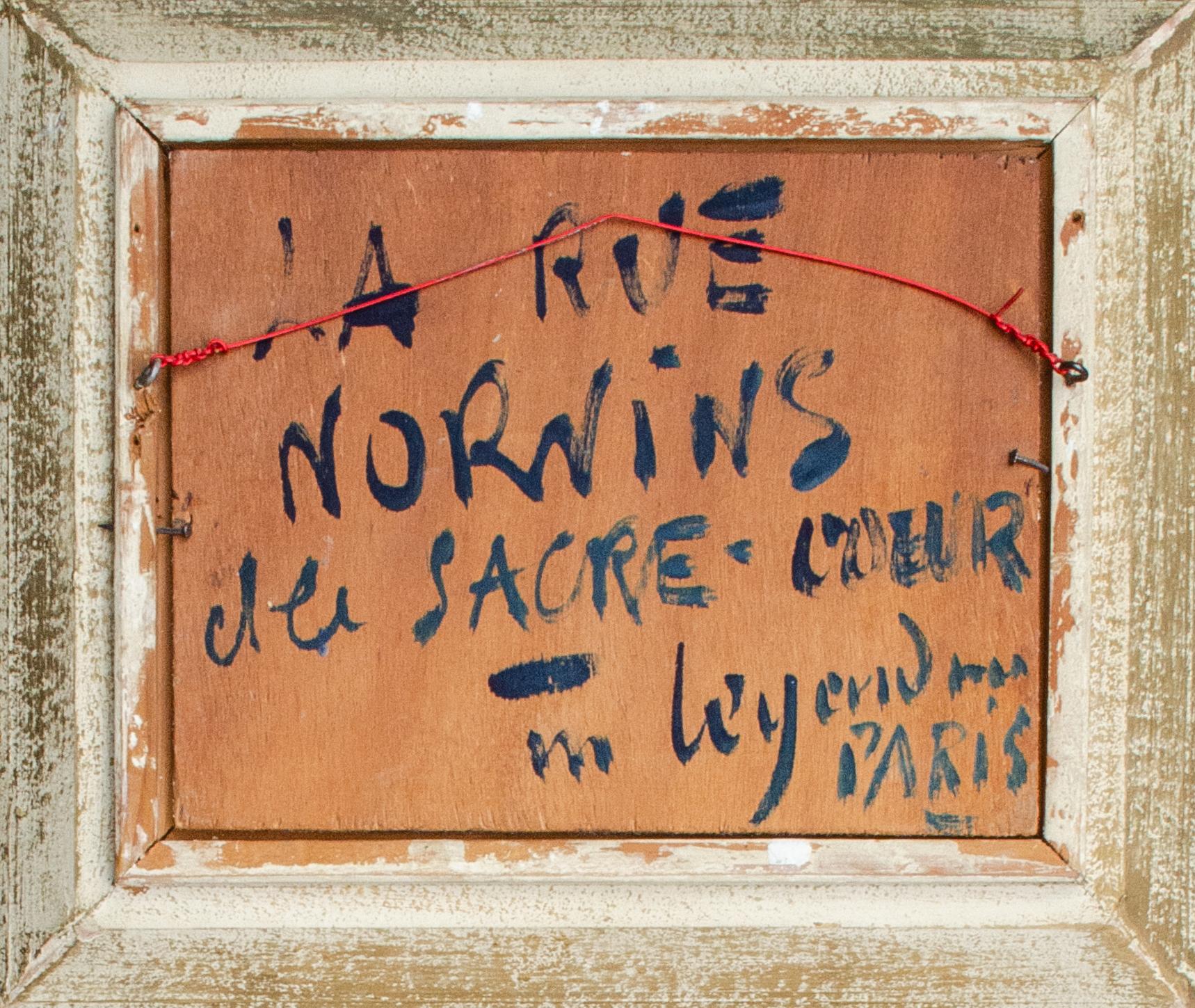 Two Maurice Legendre Paris Paintings, Arc d'Triomphe and La Rue Norvins For Sale 4