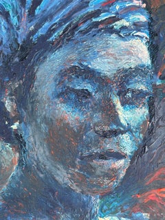 Femme de la Martinique (Portrait de femme noire des Caraïbes)
