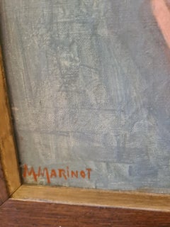 The Reader, early 20th Century Fauvist Portrait, signed M Marinot
