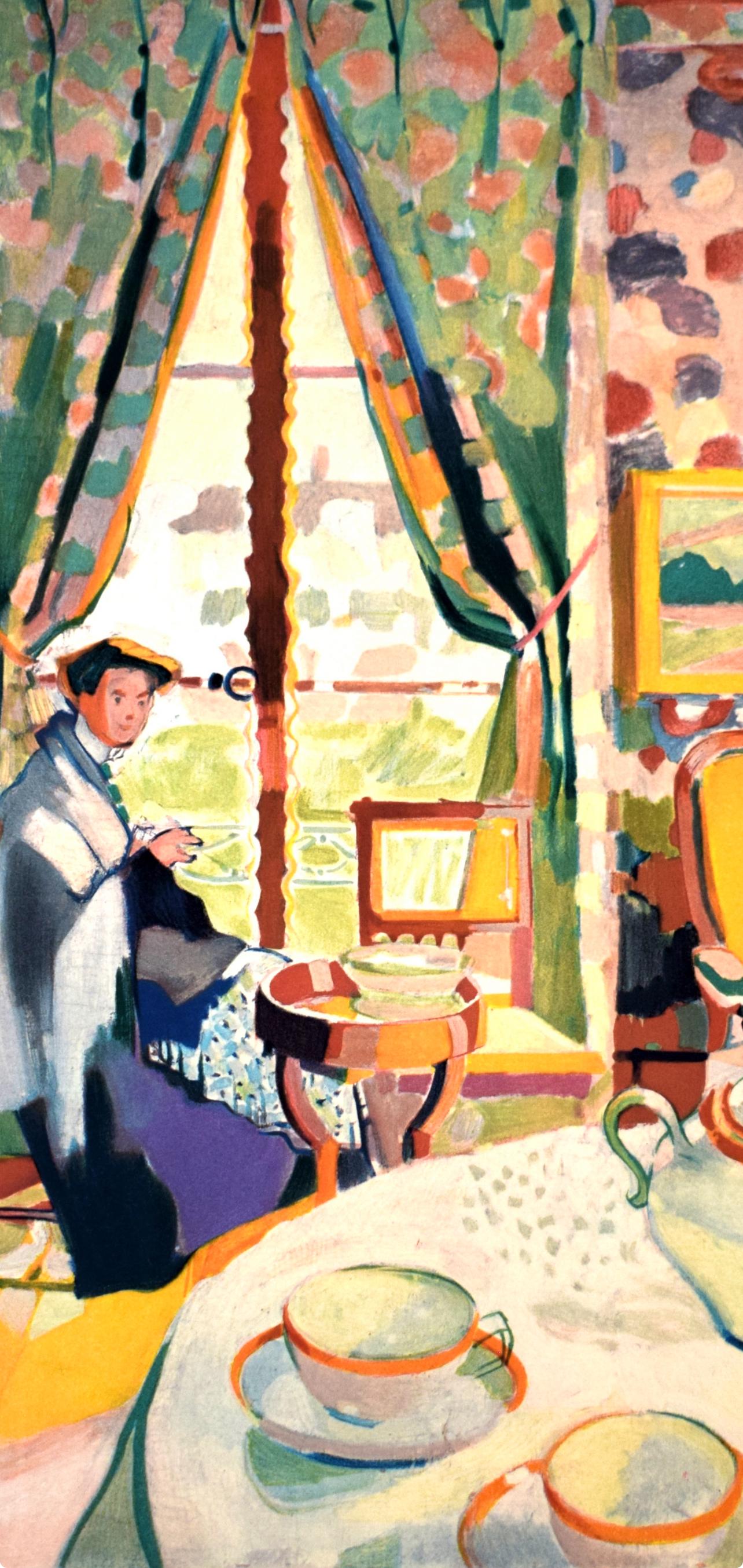 Marinot, Interior, Fauves, Colección Pierre Lévy (después) - Print Fauvista de Maurice Marinot