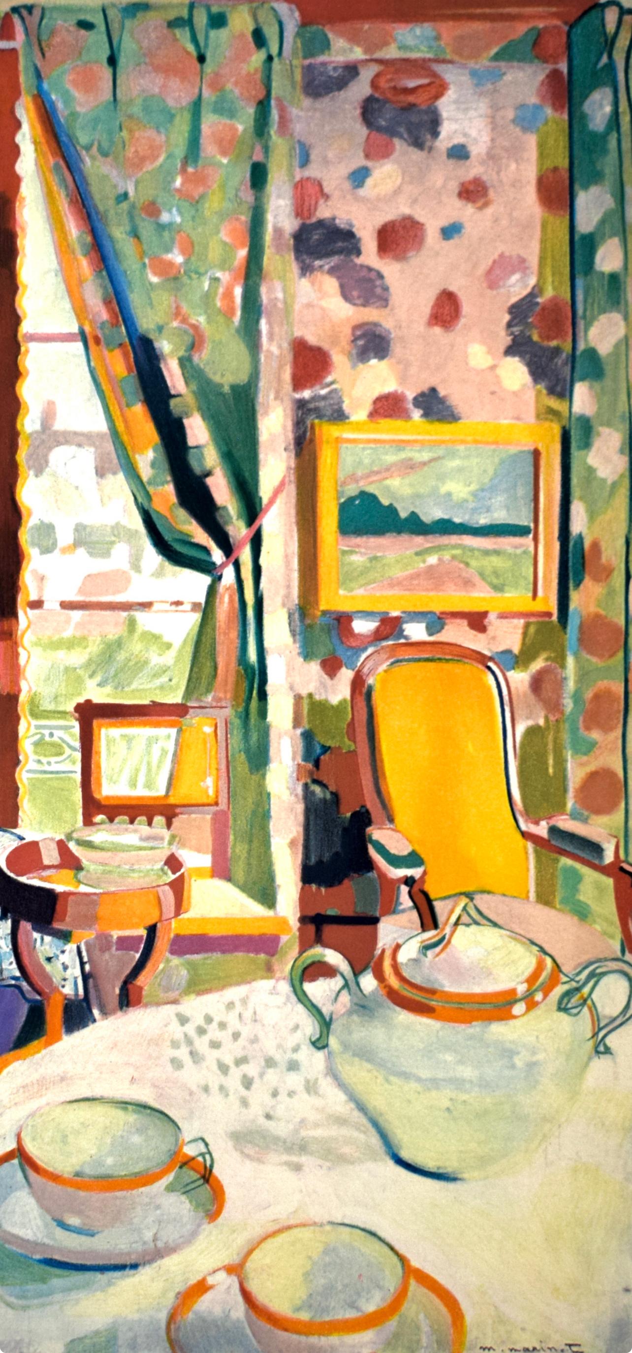 Maurice Marinot, Interior, from Fauves, VII, 1972 (after) For Sale 2