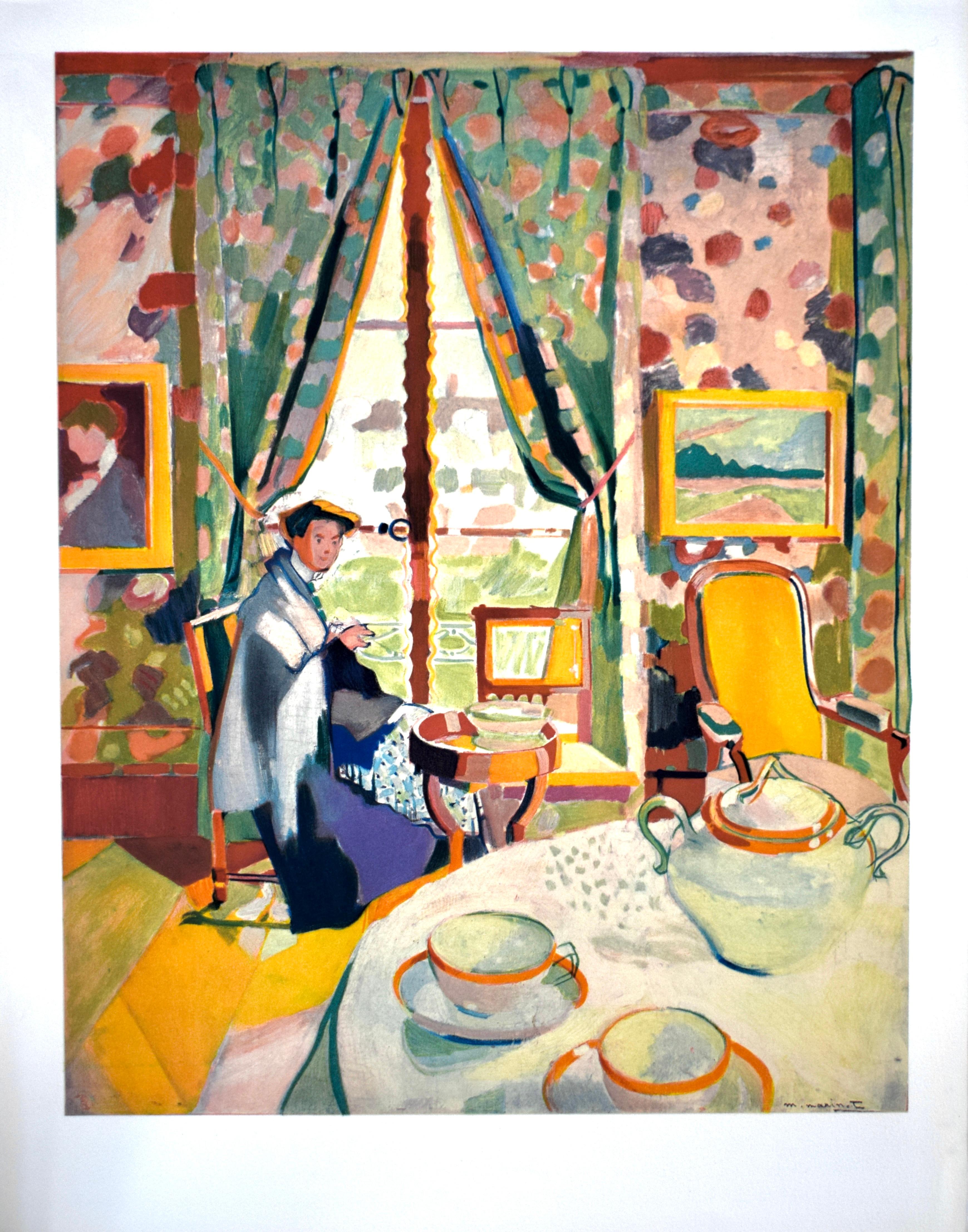 Maurice Marinot, Interior, from Fauves, VII, 1972 (after) For Sale 4