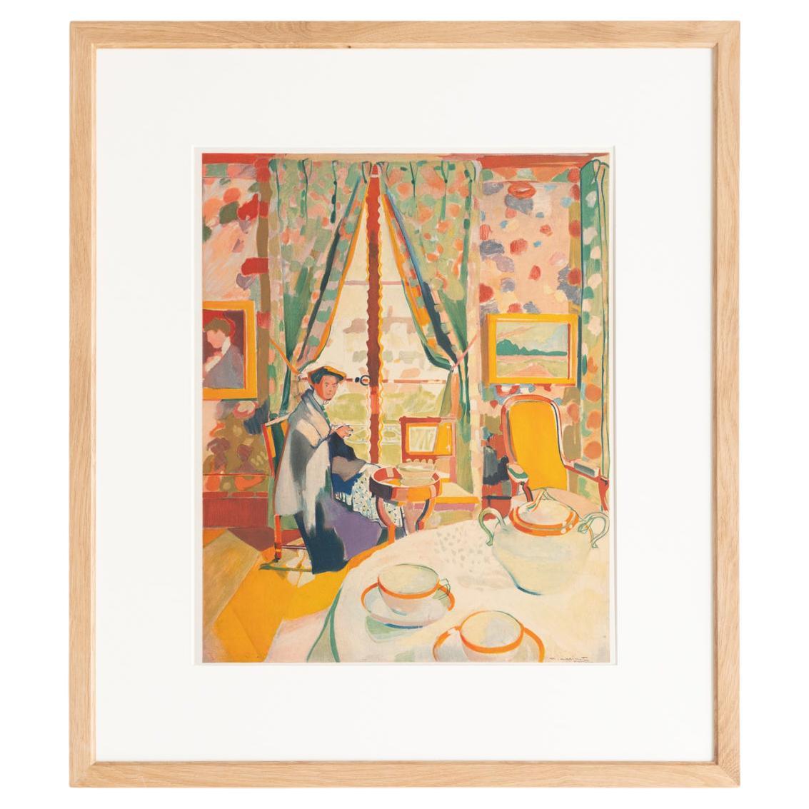Maurice Marinot "Intérieur" Litografía de edición limitada, hacia 1972 en venta