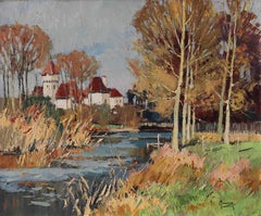 Le Loing à Grez, Sena y Marne, Paisaje impresionista