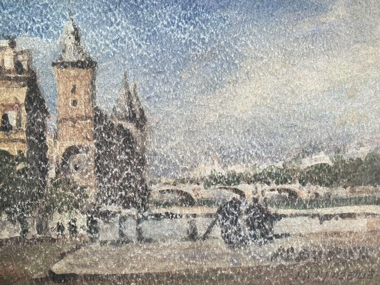MAURICE MAZEILIE - PAISAJE URBANO IMPRESIONISTA FRANCÉS - Painting de Maurice Mazeilie