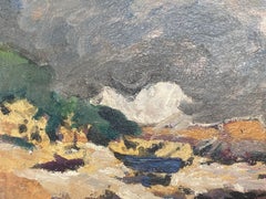 MAURICE MAZEILIE-FRENCH IMPRESSIONIST OIL - Boat Landscape