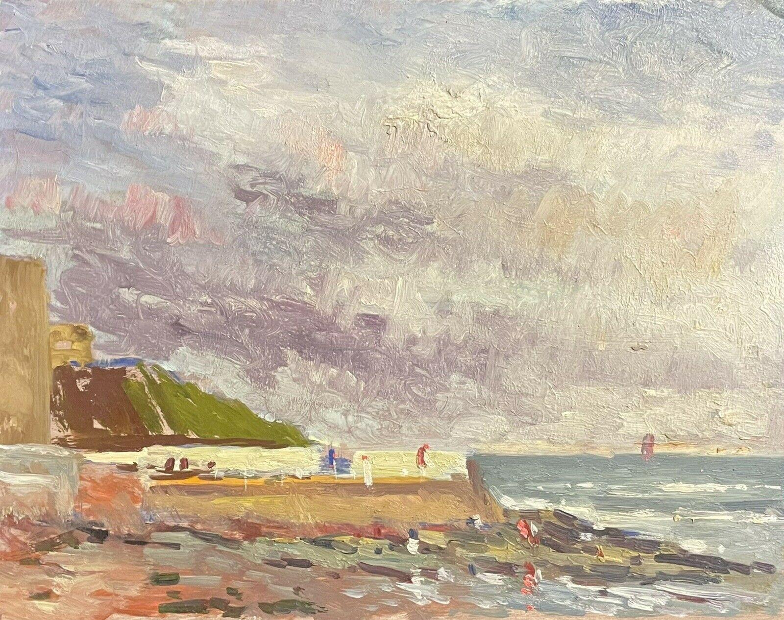 Maurice Mazeilie MAURICE MAZEILIE FRENCH IMPRESSIONIST OIL OCEAN
