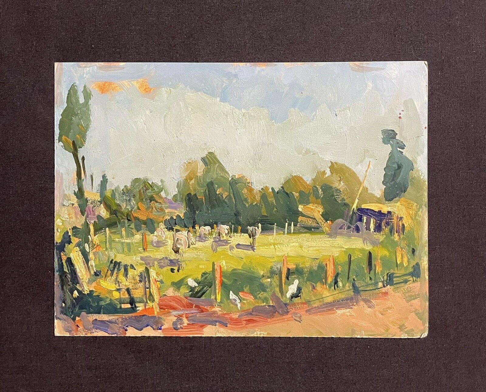 MAURICE MAZEILIE - PINTURA AL ÓLEO IMPRESIONISTA FRANCESA - PAISAJE VERDE - Painting de Maurice Mazeilie