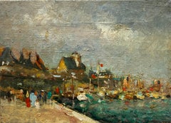 MAURICE MAZEILIE - FRENCH IMPRESSIONIST SIGNED OIL - 