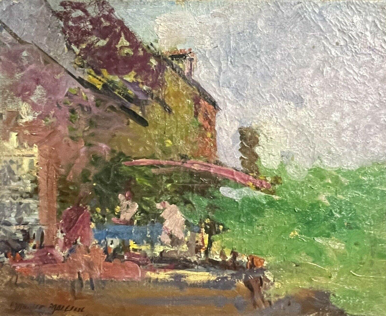 Figurative Painting de Maurice Mazeilie - MAURICE MAZEILIE - IMPRESIONISTA FRANCÉS ÓLEO FIRMADO - PAISAJE VERDE