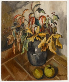 Maurice Mourlot (1906-1983) - 20e siècle Huile, Tiges d'automne