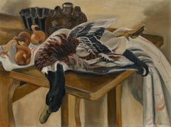 Maurice Mourlot (1906-1983) - 20th Century Oil, Still Life with Duck
