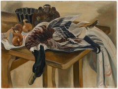 Maurice Mourlot (1906-1983) - Huile du XXe siècle, Nature morte au canard