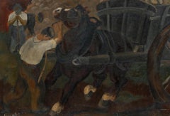 Maurice Mourlot (1906-1983) - 20th Century Oil, Taming the Horse