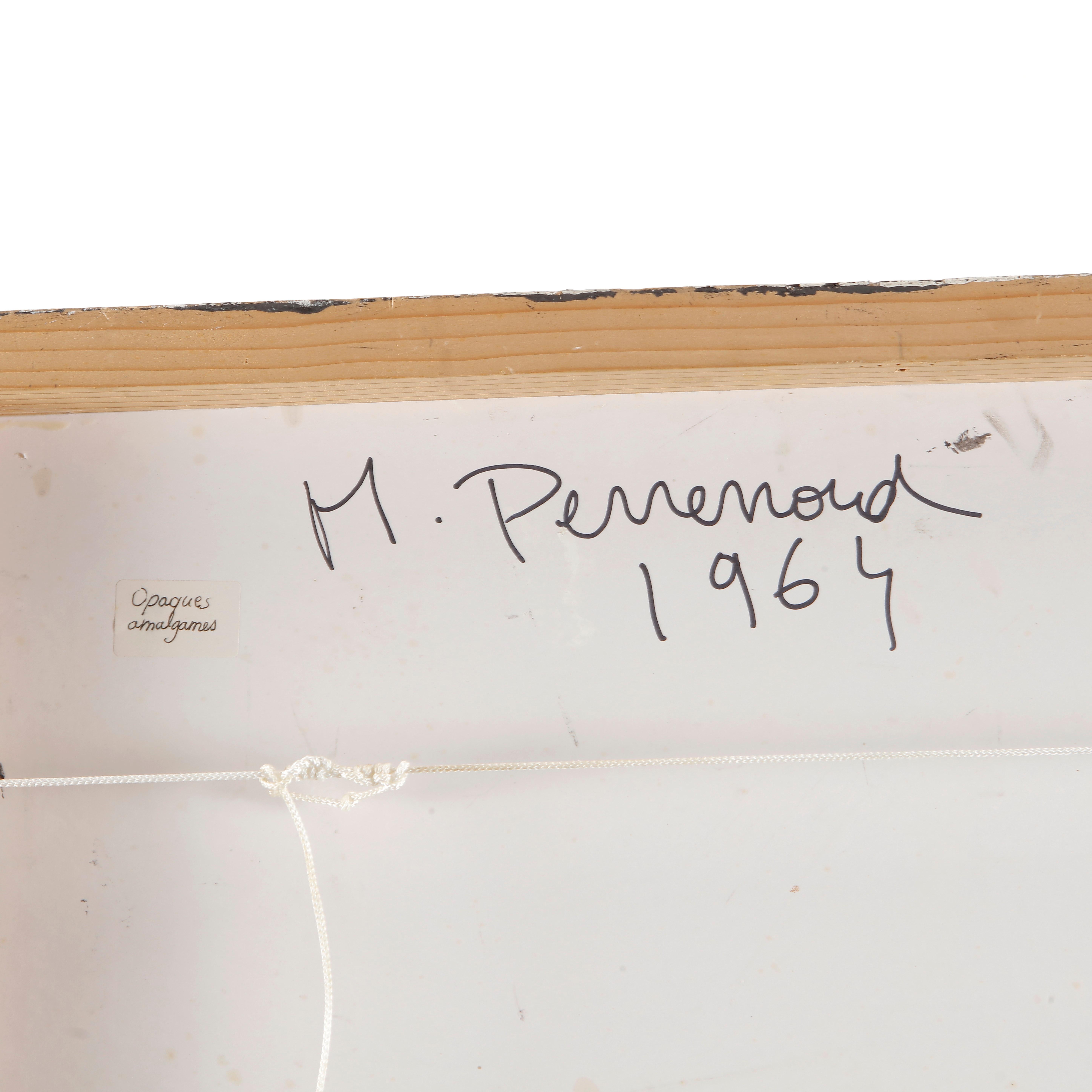 Maurice Perrenoud, Ölgemälde, 1964 (Mitte des 20. Jahrhunderts) im Angebot