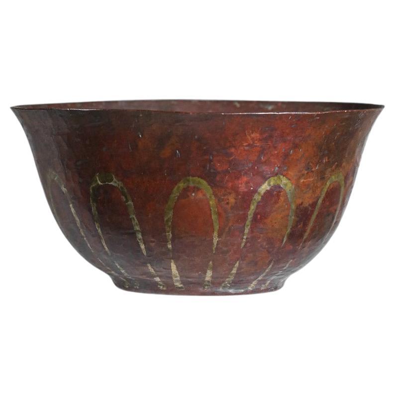 Bol Maurice Perrier en laiton art déco des années 30/40 en vente