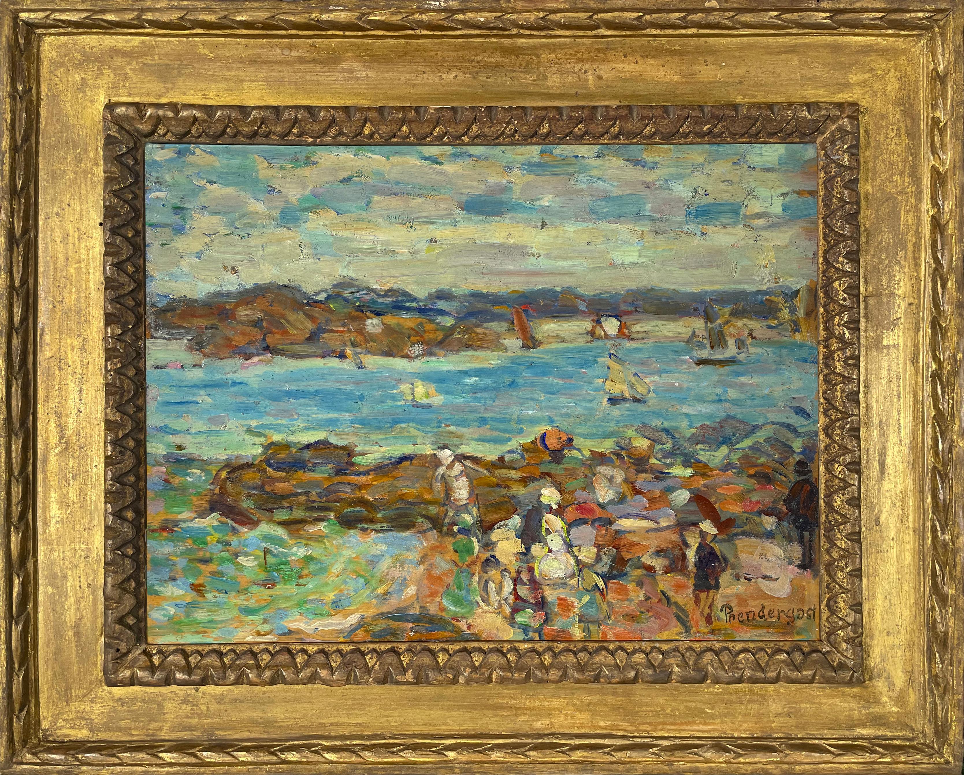 Studie St. Malo – Painting von Maurice Prendergast