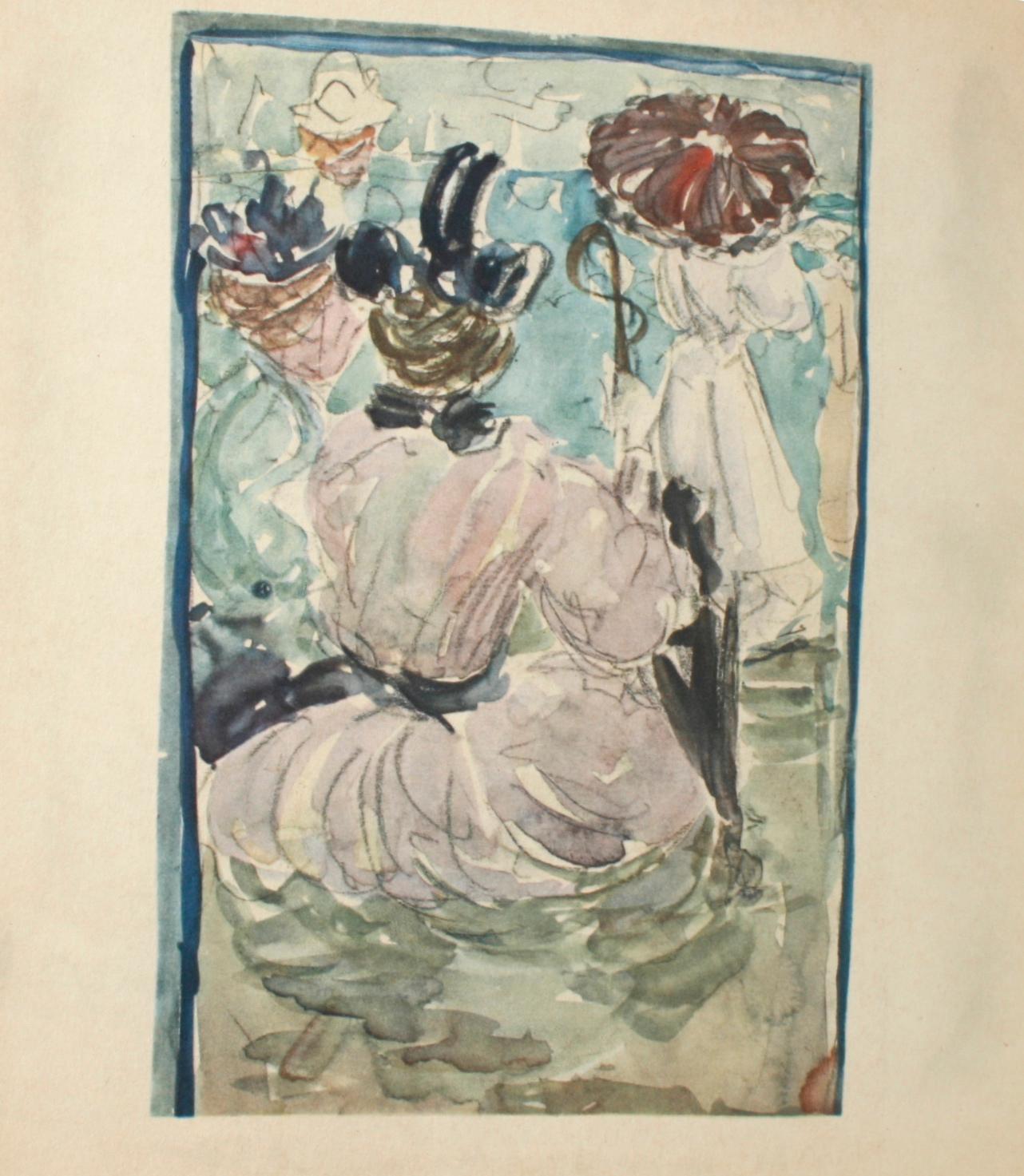 Maurice Prendergast Water Color Sketchbook, 1899, First Edition 4