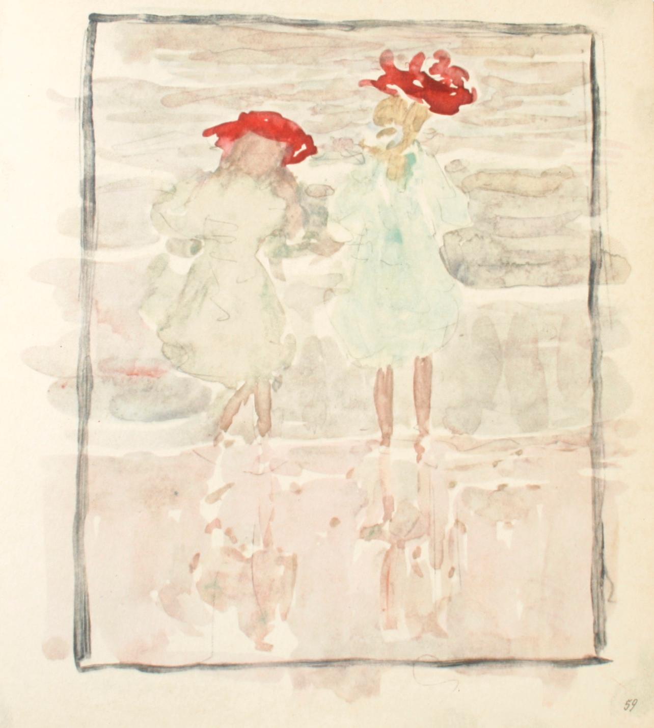 Maurice Prendergast Water Color Sketchbook, 1899, First Edition 7