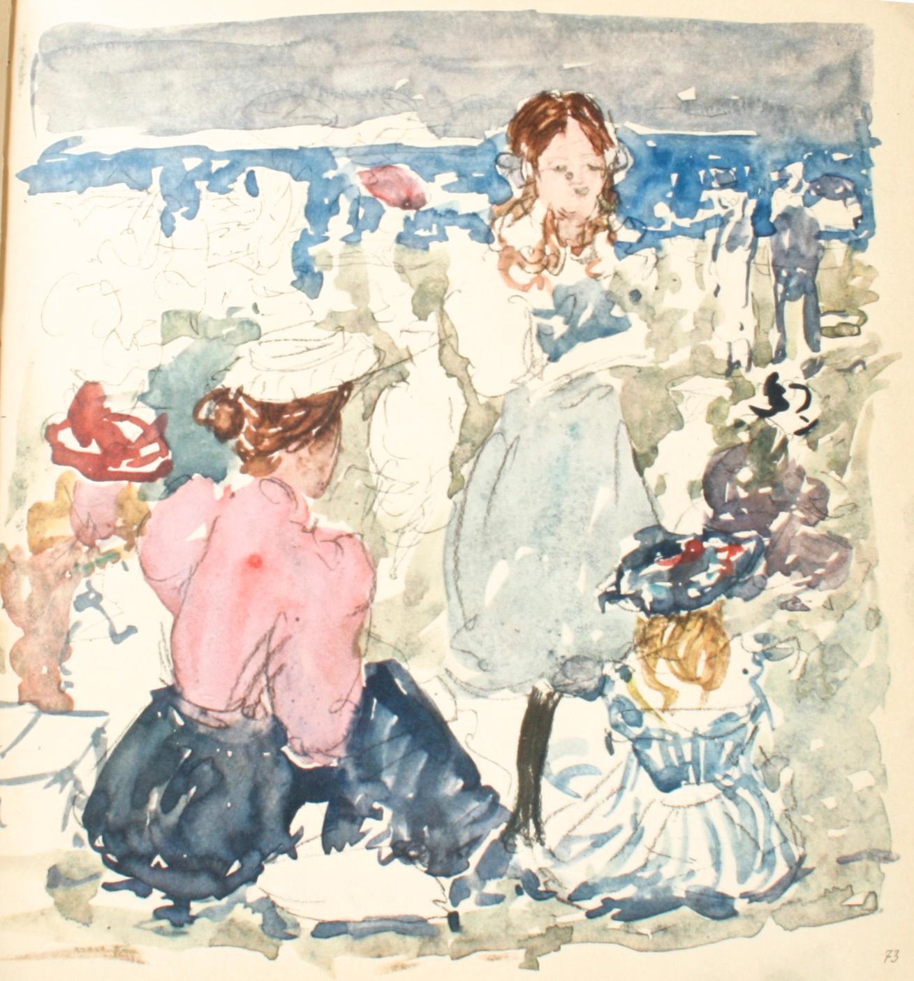 Maurice Prendergast Water Color Sketchbook, 1899, First Edition 11