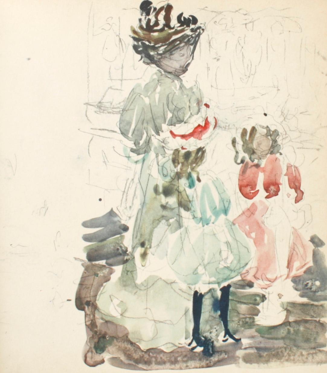 Mid-20th Century Maurice Prendergast Water Color Sketchbook, 1899, First Edition
