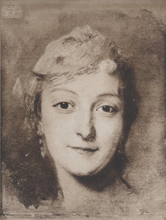 The Opera Singer : Mademoiselle Fel - Etching