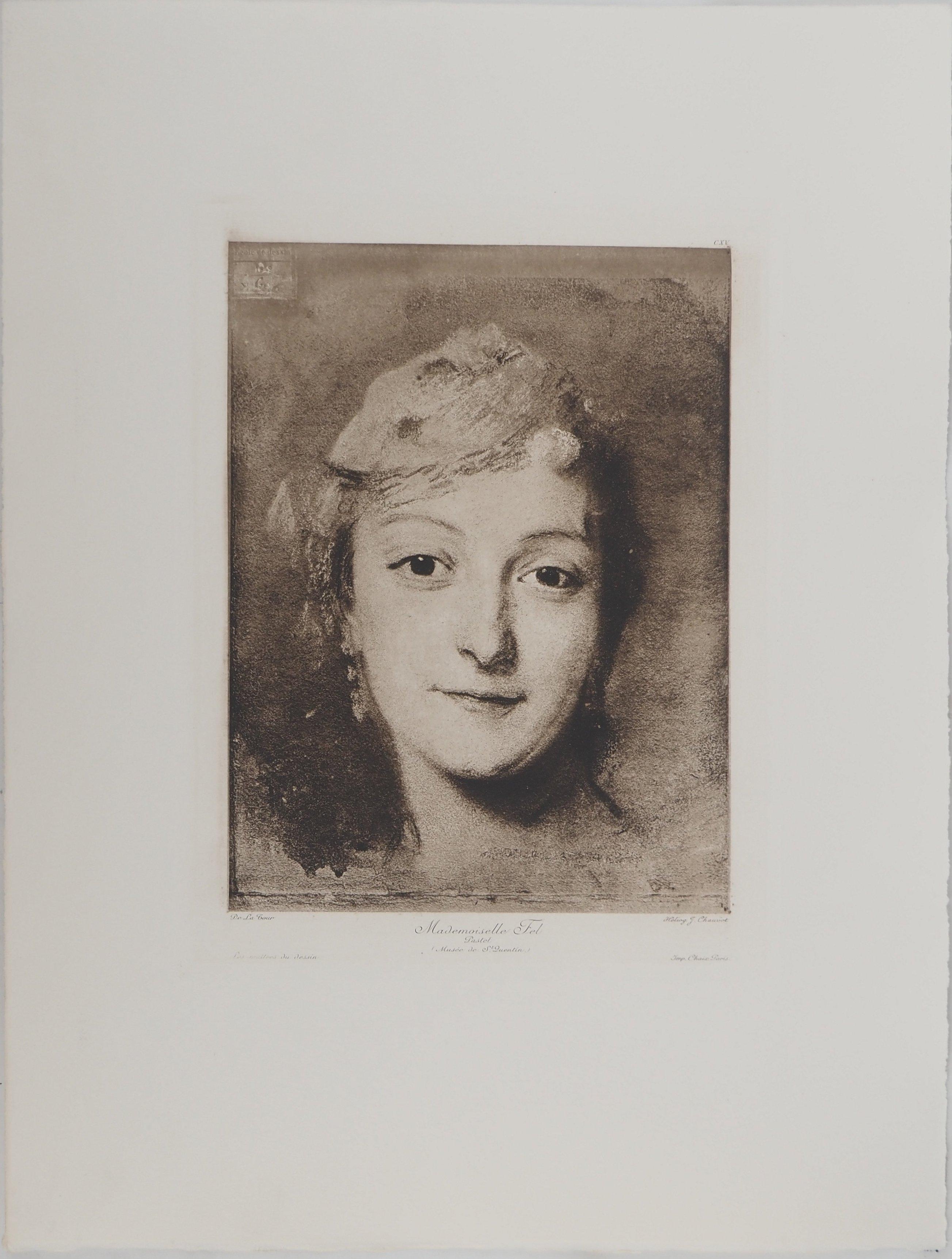 The Opera Singer : Mademoiselle Fel - Etching