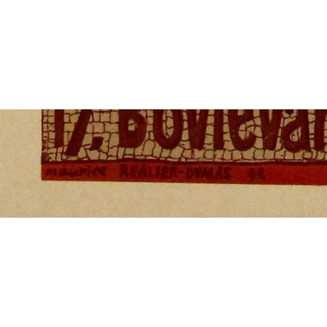 1896 original lithograph Pl. 23 Maîtres de l’Affiche - Incandescence par le gaz For Sale 1