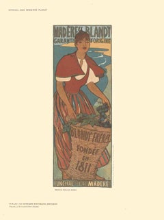 1897 Nach Maurice Realier-Dumas 'Maderes Blandy' Mehrfarbige Deutschland-Lithographie
