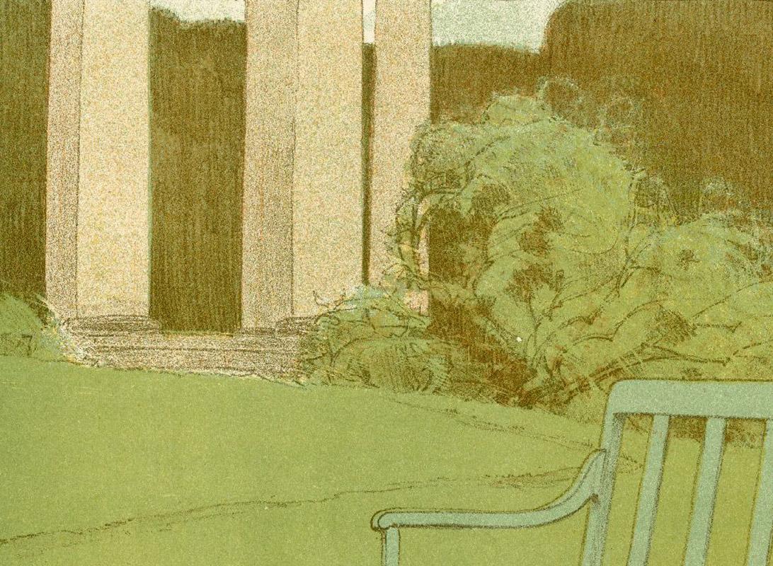 Corinne
Color lithograph, 1898
Signed in the stone lower left (see photo)
Published in L’Estampe Moderne with their blindstamp lower right corner, Lugt 2790 (see photo)
Edition 2000
Printed by Chapenois, Paris
Provenance:
Stedelijk Museum Schiedam,