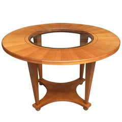 Maurice Rinck 1940s Coffee Table or Round Table