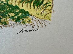 Sans titre représentant un couple et un chien