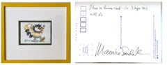 Maurice Sendak - "I Have No Business Cards So I Hope This Will Do" Signed Framed