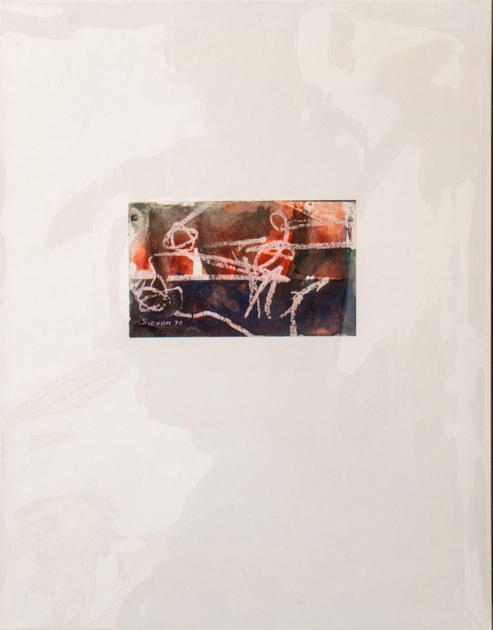 Maurice Sievan Abstract Drawing - Abstract Composition